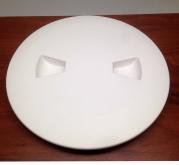 MARINE BOAT WHITE PLASTIC DECK PLATE 4"D WATERPROOF INSPECTION B